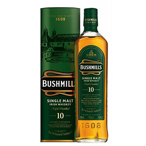 Виски Bushmills 10 Years Old 40% 0.7 л